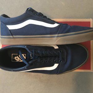 Vans Navy Ward Lowtop Shoes Mens size 10